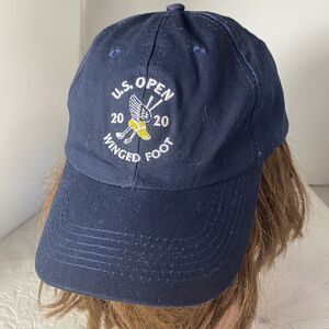 2020 US OPEN Winged Foot Golf Hat Cap USGA Member Adjustable Navy Blue